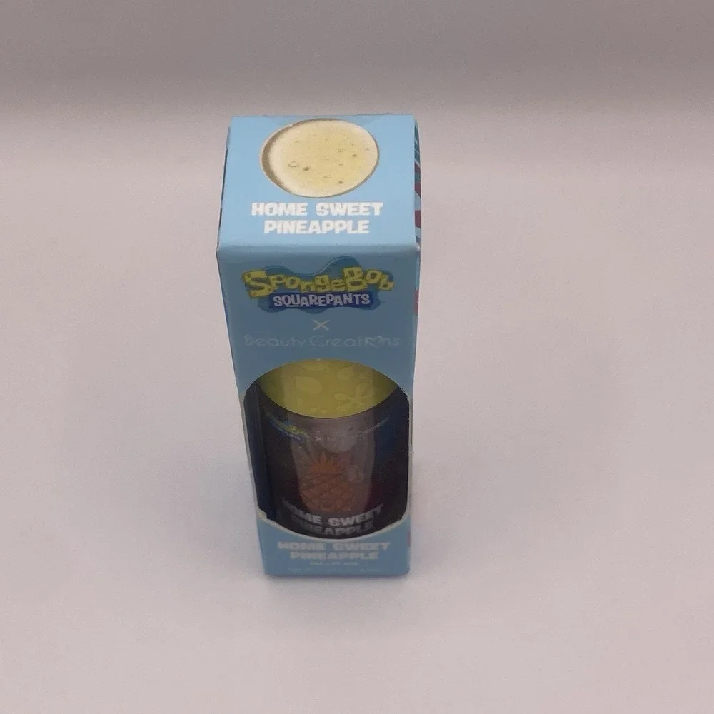 SpongeBob X Beauty Creations Home Sweet Pineapple PH Lip Oil Lipgloss NIB